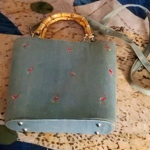 Flamingo jean Purse